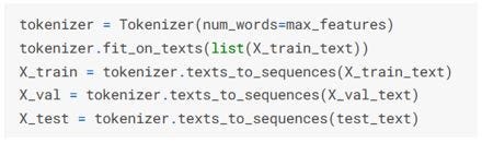 use tokenizer