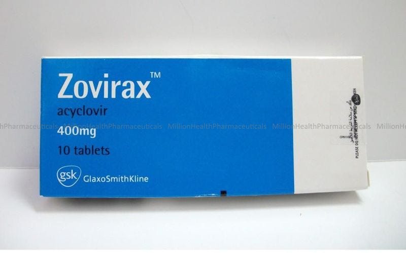 Zovirax 400mg tablets 