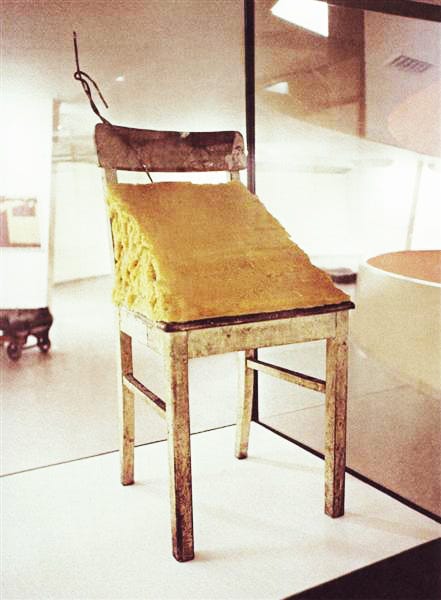 Colour photograph of Joseph Beuys’s Fat Chair (1964–1985)