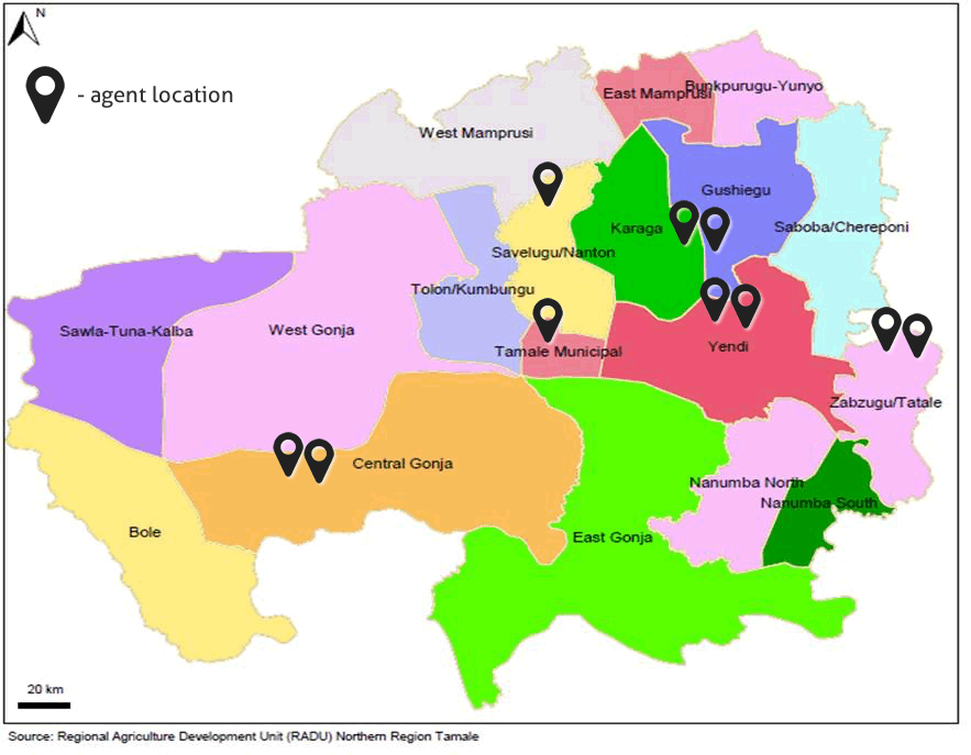 Map Of Northern Region Of Ghana Ghana Smallholder Farmer Market Integration Project (Gsfmip) — Northern  Region | By Agrocenta | Agrotales | Medium