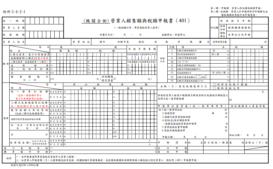 營業人銷售額與稅額申報書 401申報書 更正 1 更正前401一份 公司大小章 影本 By 羅伯特的商業手札 柔性的財務工作者 Medium