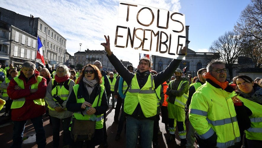 Base Desires: more on the yellow vests | by Timothy Marcroft | The Boulder  and The Mountain | Medium