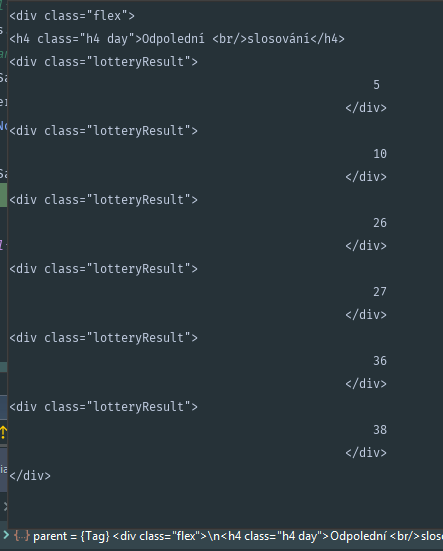 Web scraping lottery results with Python in a cron job | by Ing. Jan ... image.