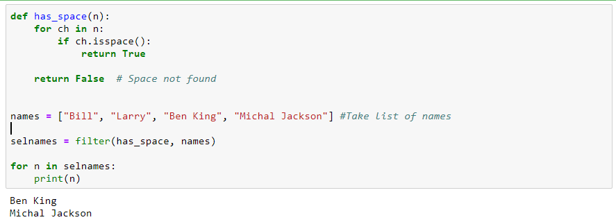 Python filters with user defined functions | by Asha | Medium