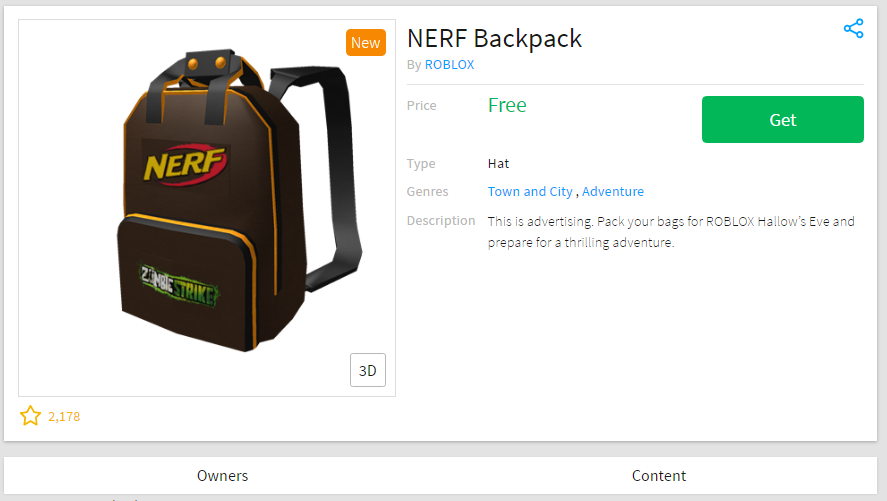 Roblox Backpack Free