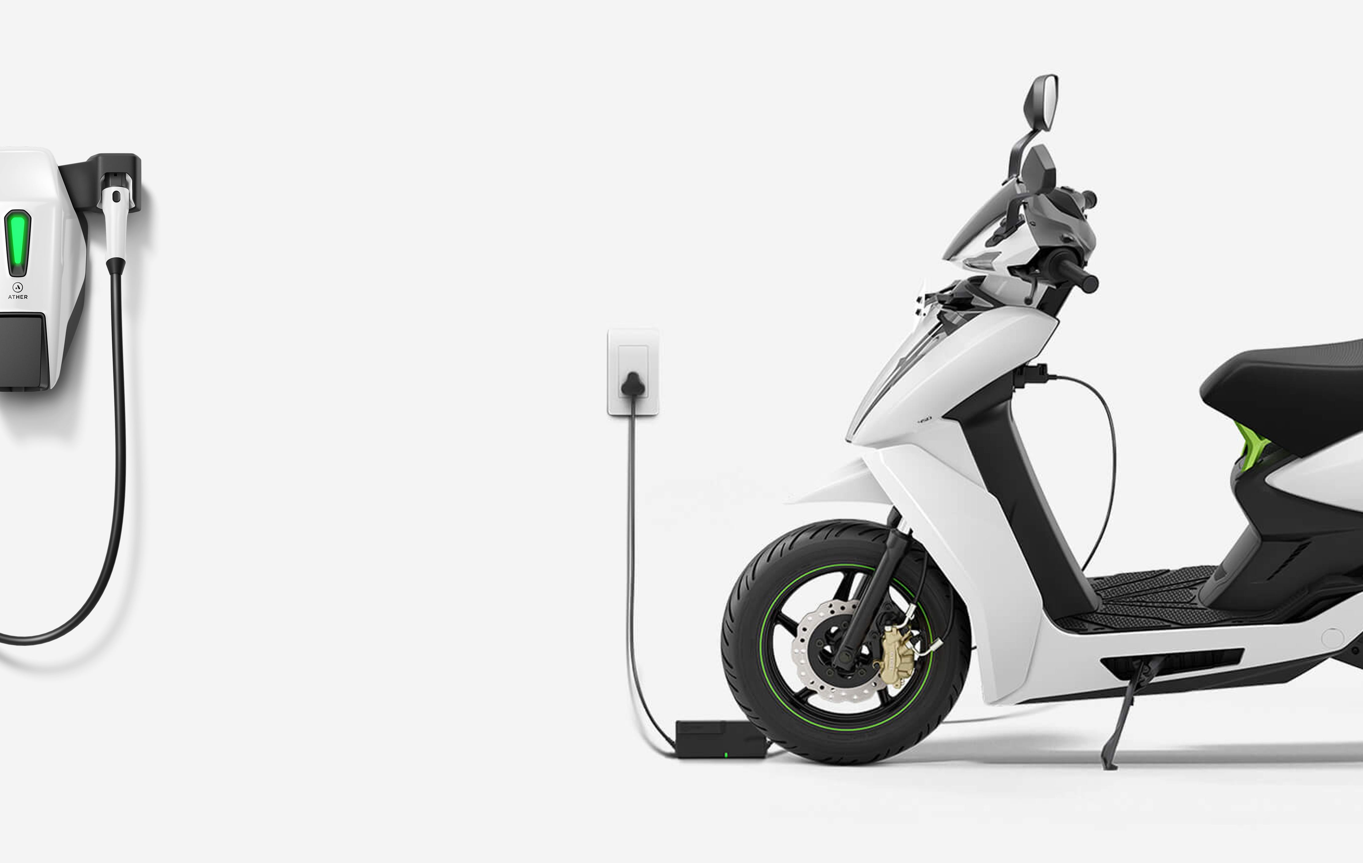 ather 450 charging at home