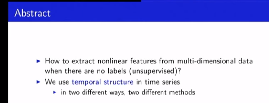 [ Archived Post ] Nonlinear ICA using temporal structure: a principled ...