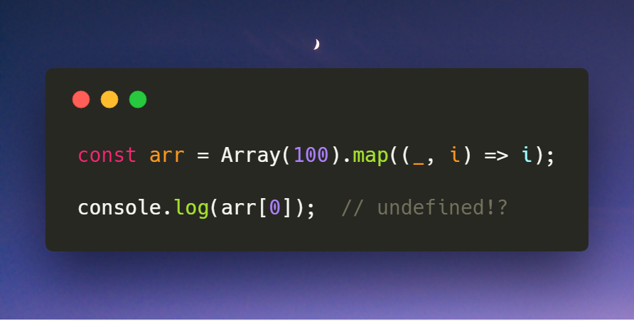 Here's Why Mapping a Constructed Array in JavaScript Doesn't Work