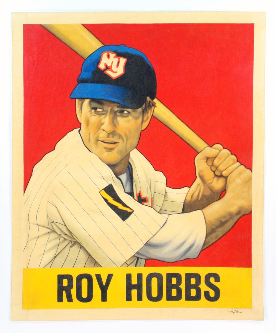 Roy Hobbs and Dick Hoblitzell. Baseball bat or magic wand? | by John Thorn  | Our Game
