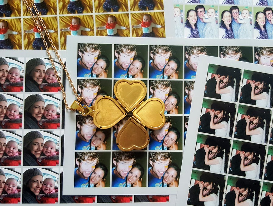 How to print photos for a heart locket by Wendy Gommersall