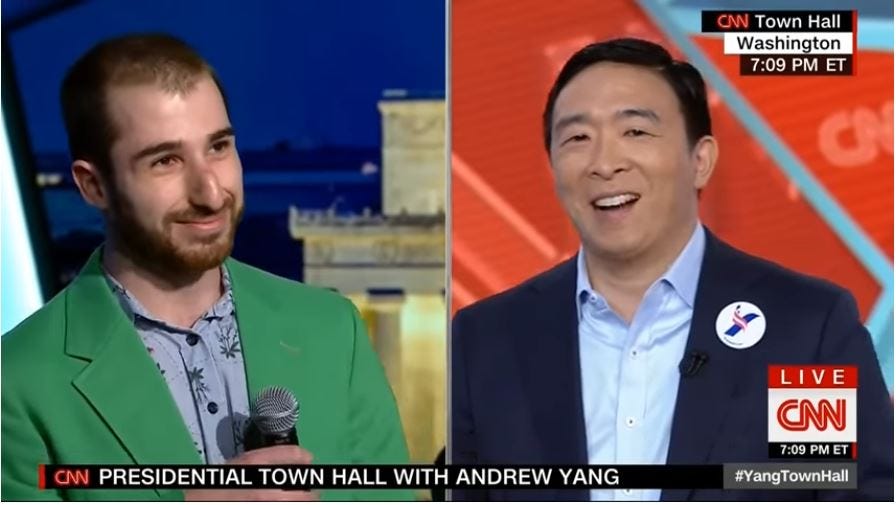 The 5 Biggest Applause Lines from Andrew Yang’s CNN Town Hall by