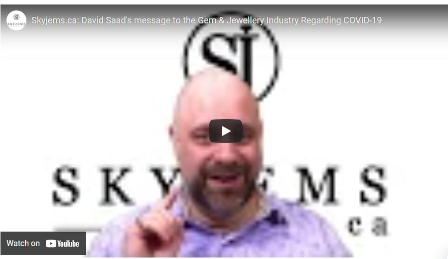 A Message to the Gem and Jewellery Industry Regarding COVID19 by