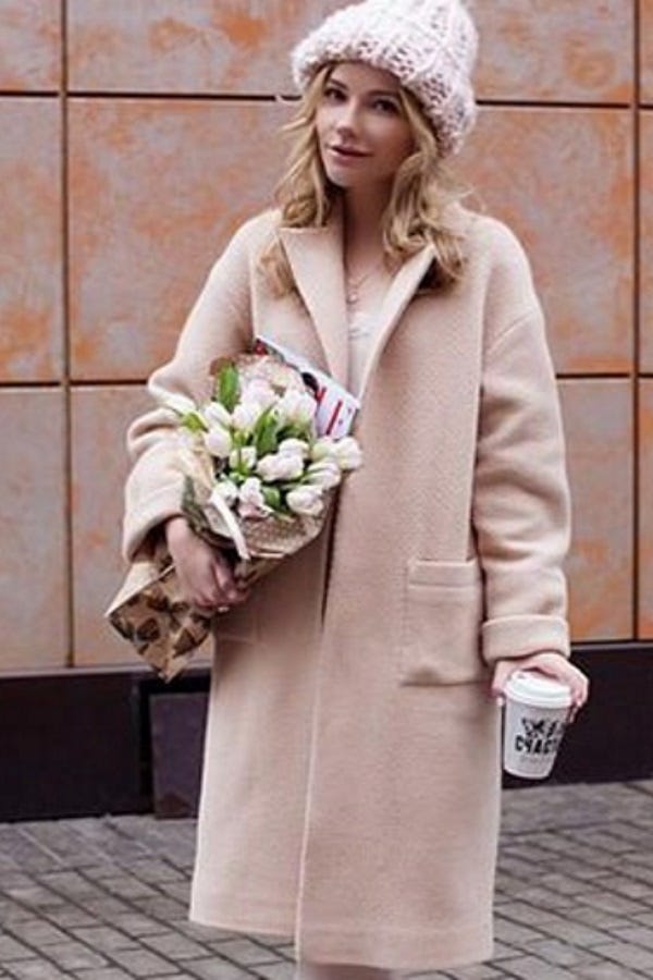 Розовое женское пальто халат, оверсайз размер
