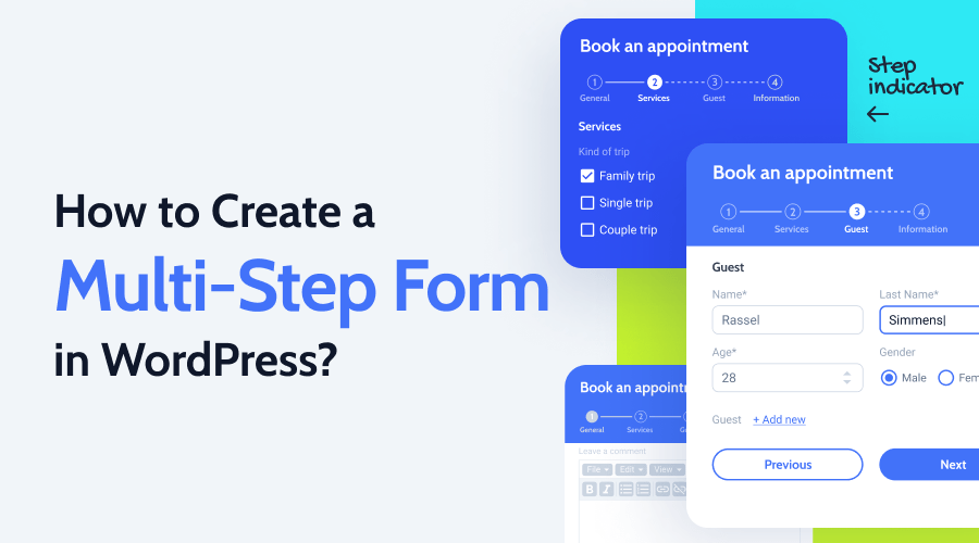 How To Create A Multi-Step Form In WordPress? | by Visualmodo | Dec, 2021 |  Medium