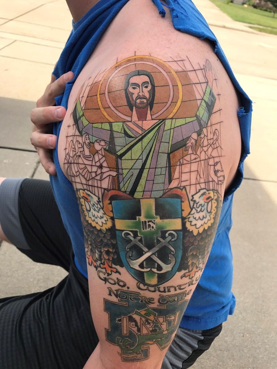 Notre Dame Tattoo Ideas