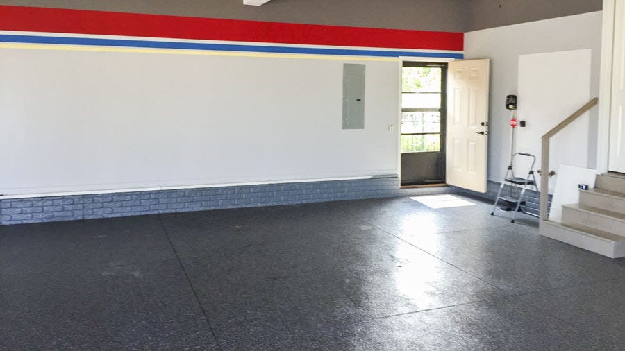 Garage Flooring And Painting In Omaha Nebraska Samuel Strayer