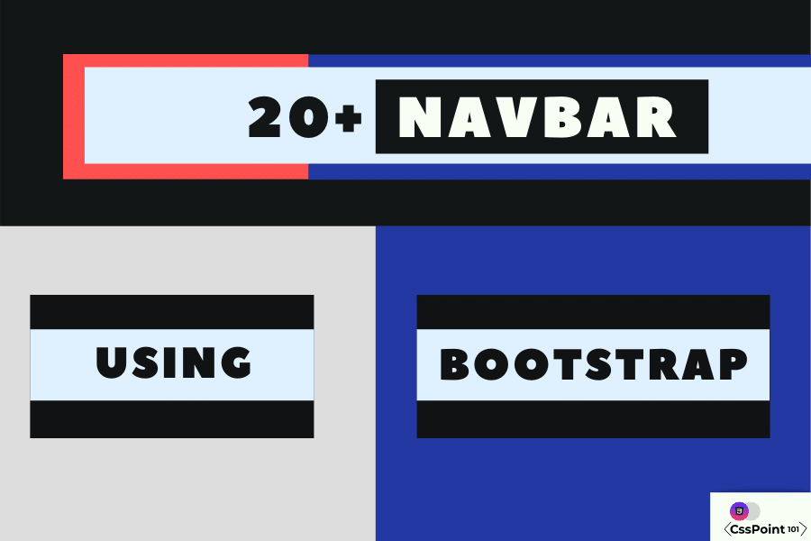 20+ Best Navbar Using Bootstrap: Free Templates | by Csspoint101.com ...