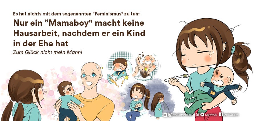 Es hat nichts mit dem sogenannten “Feminismus” zu tun: Nur ein ”Mamaboy”  macht keine Hausarbeit… | by Ladykylie | Medium