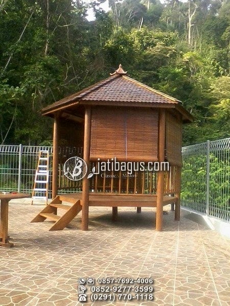 Contoh Gazebo Dari Baja Ringan 