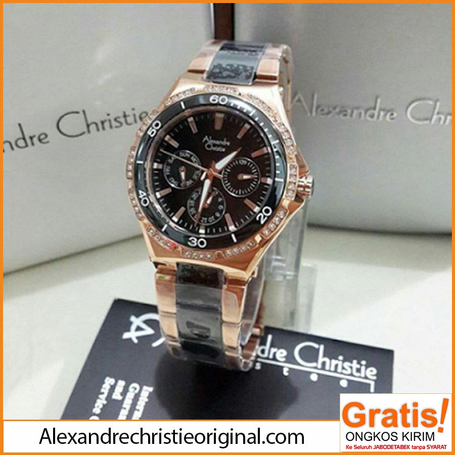 Jam Alexandre Christie AC 2294 Women Original Kalimantan by Jam