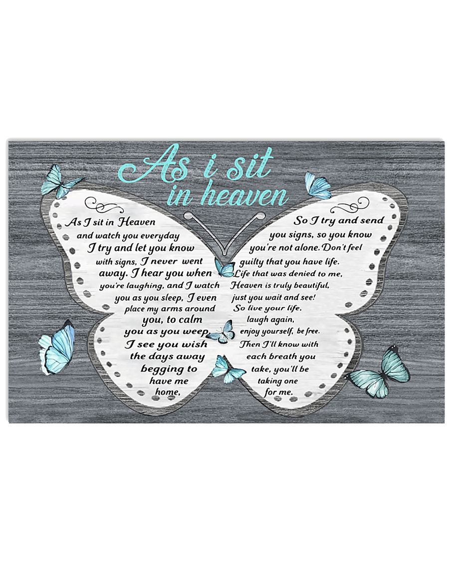 New Butterfly As I Sit In Heaven Poster By Super Sale Shopping Medium