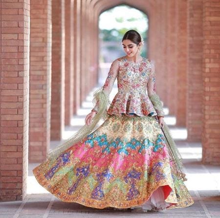 pakistani engagement dresses