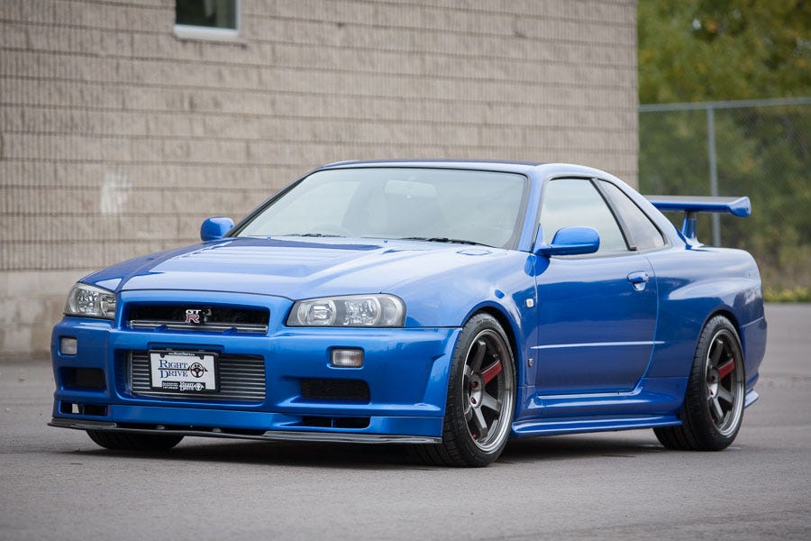 R34 Skyline in 2024. About once or twice a year, I get the… by Car