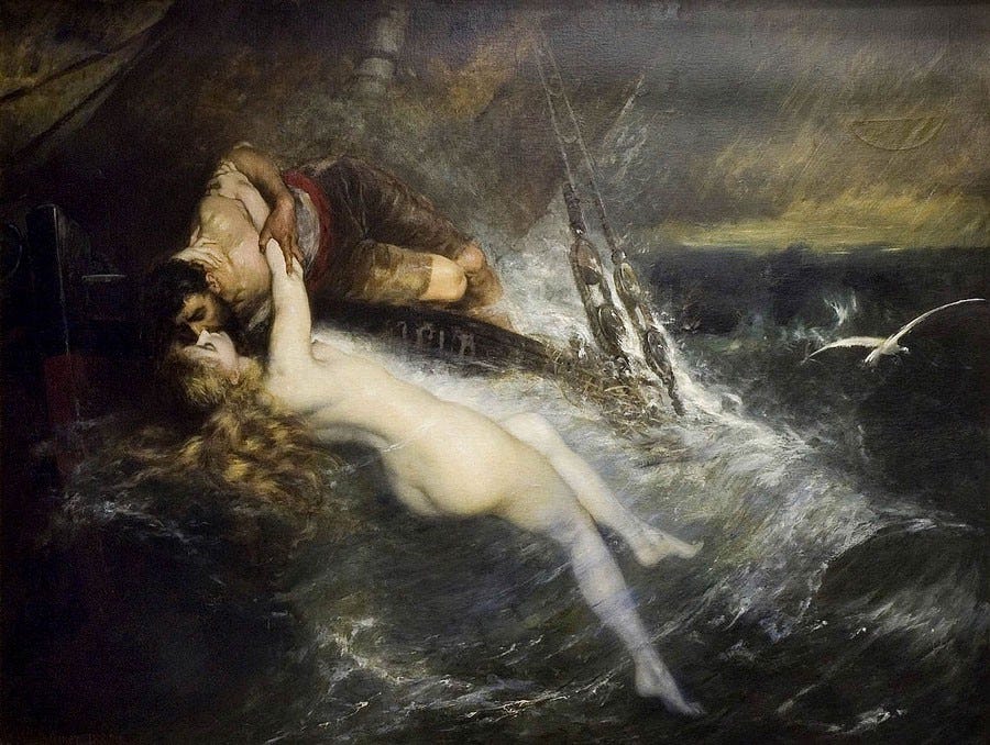 Cuadros y pinturas de Sirenas ¿Mitos o fantasías? | by Azella Kazan | Los  mismos ojos | Medium
