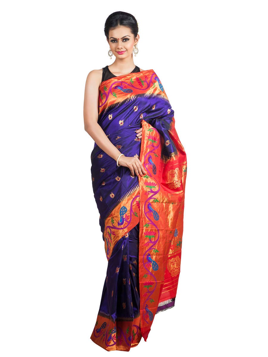 Buy Wedding Sarees Online Only Paithani Medium