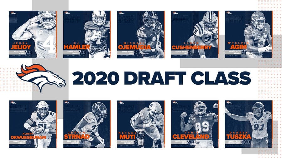 broncos draft