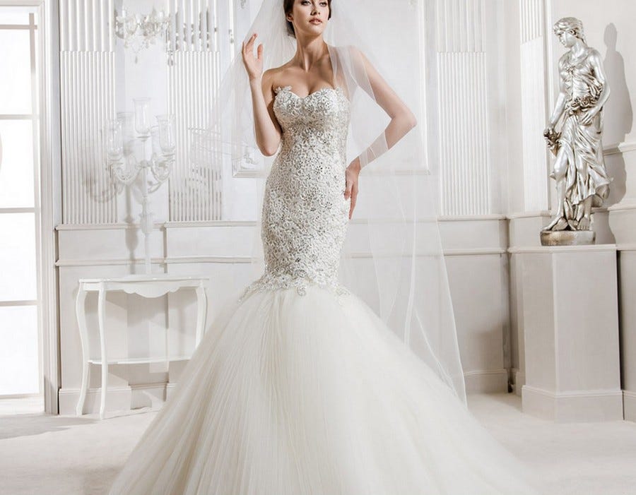 double bay wedding dress
