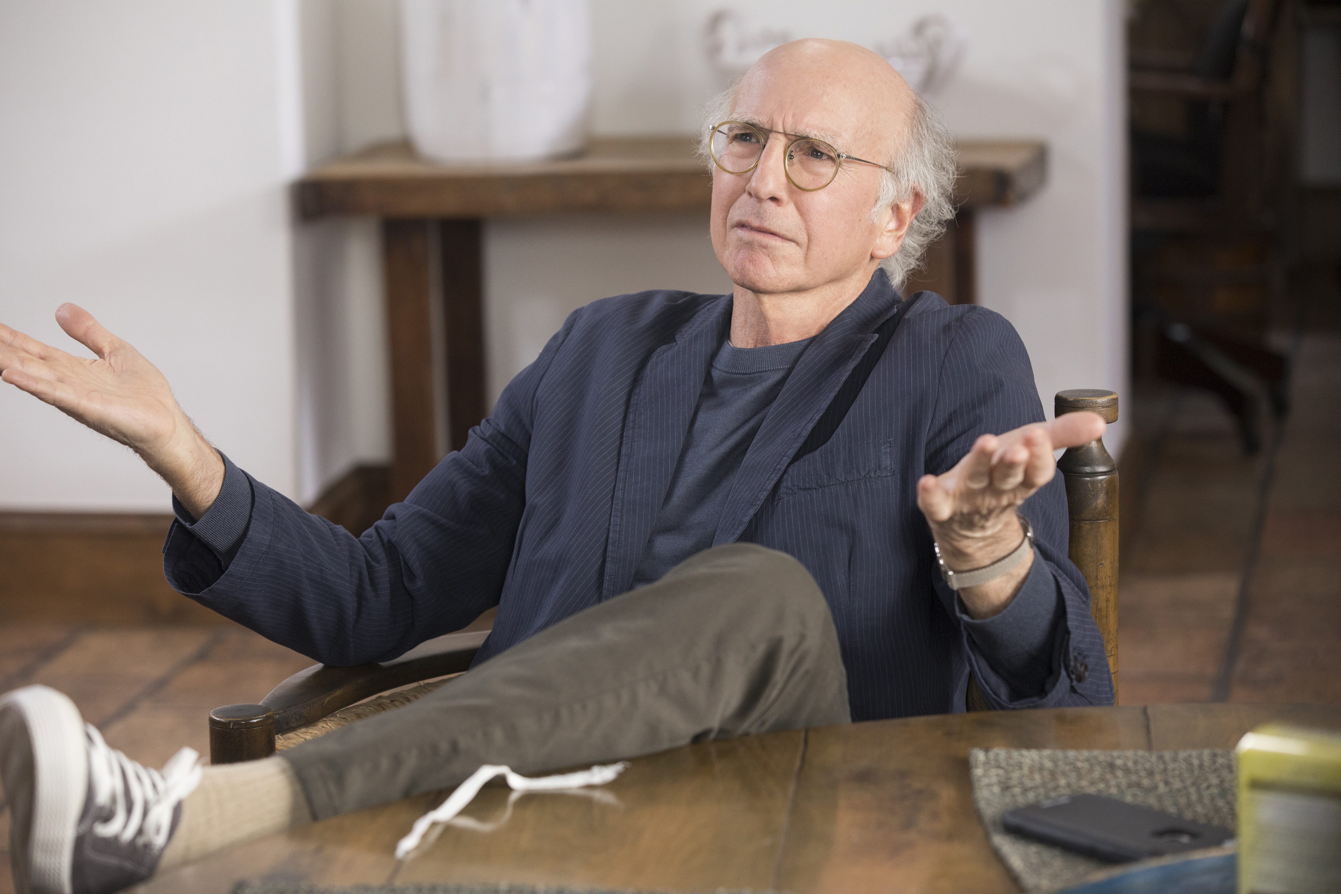 HIT HBO COMEDY SERIES CURB YOUR ENTHUSIASM, STARRING LARRY DAVID