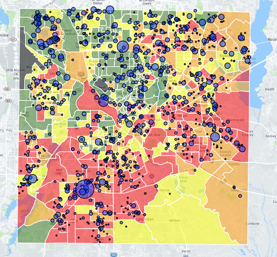 4) What’s a Data Map?. A good example might be Texas Counties… | by ...