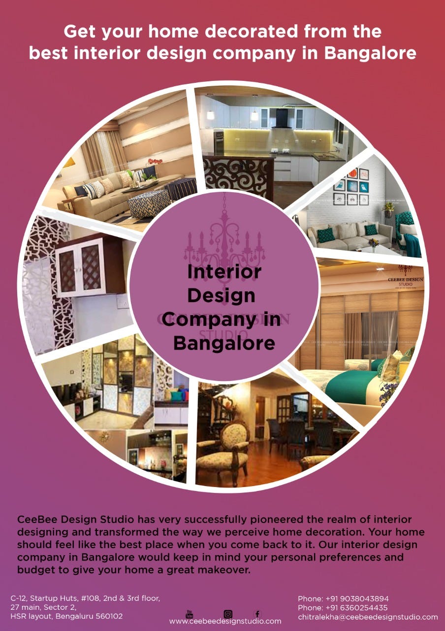 Get Your Home Decorated From The Best Interior Design Company In