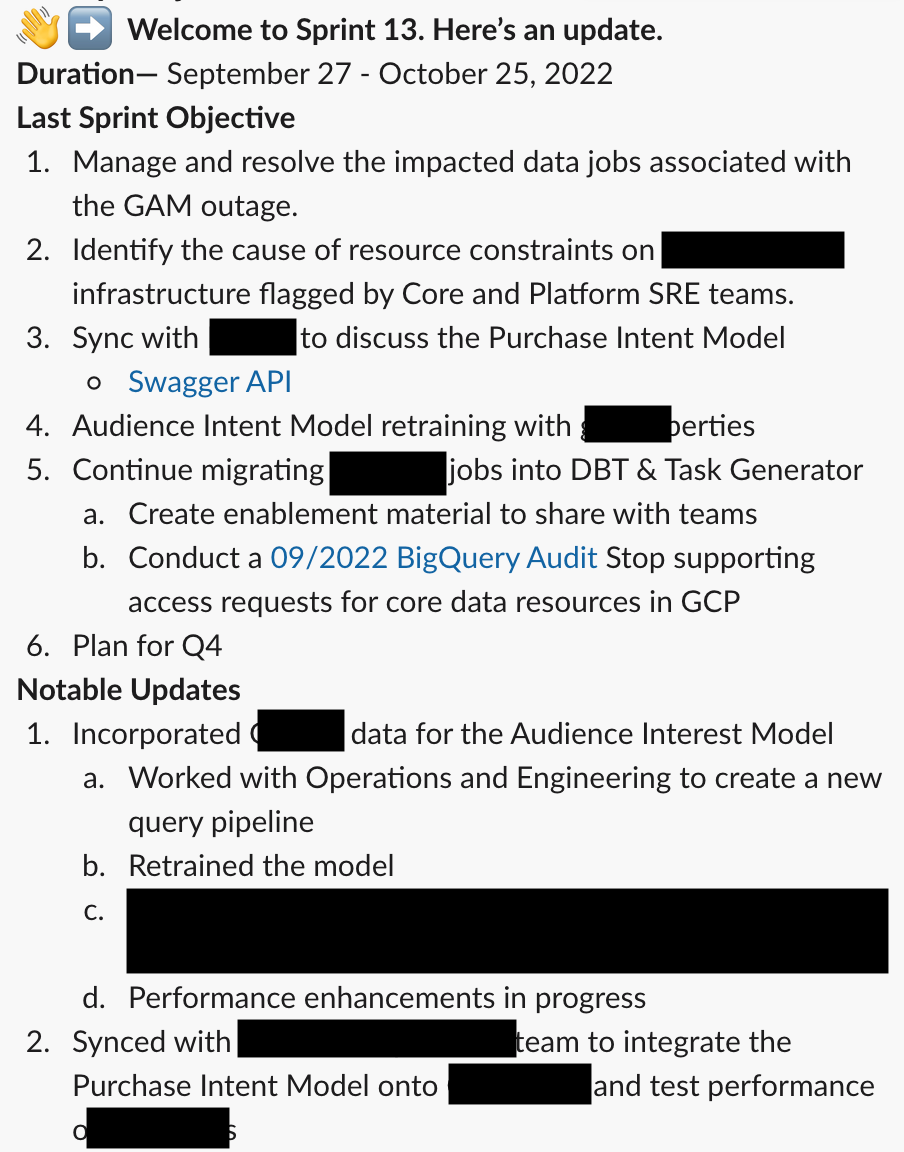 How to share status updates. “Sharing status” is a common workplace