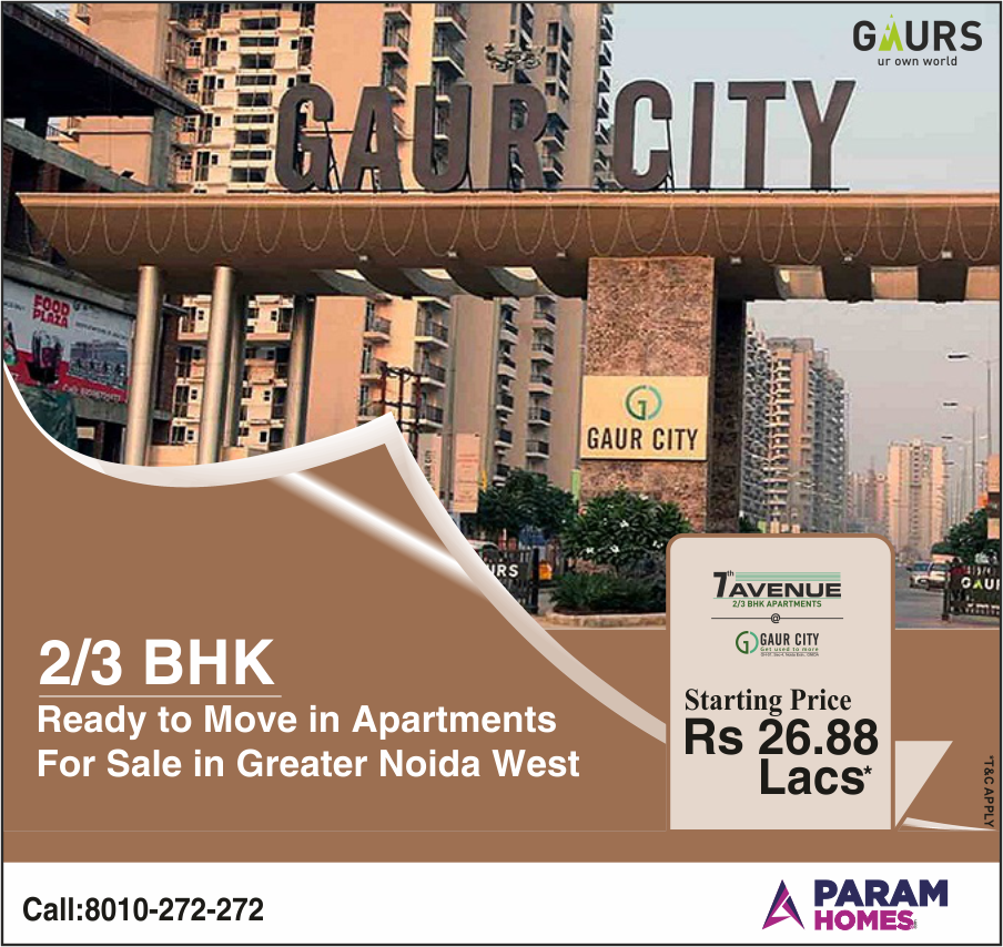 Noida Gaur Gaur City 7th Avenue Flat Price Bhk Flat In Gaur City