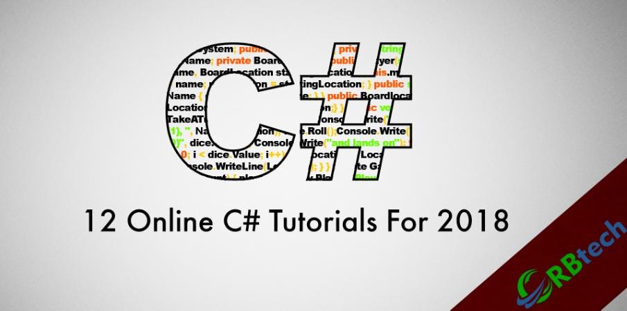 12 Online C# Tutorials For 2018. Are you a beginner developer or ...