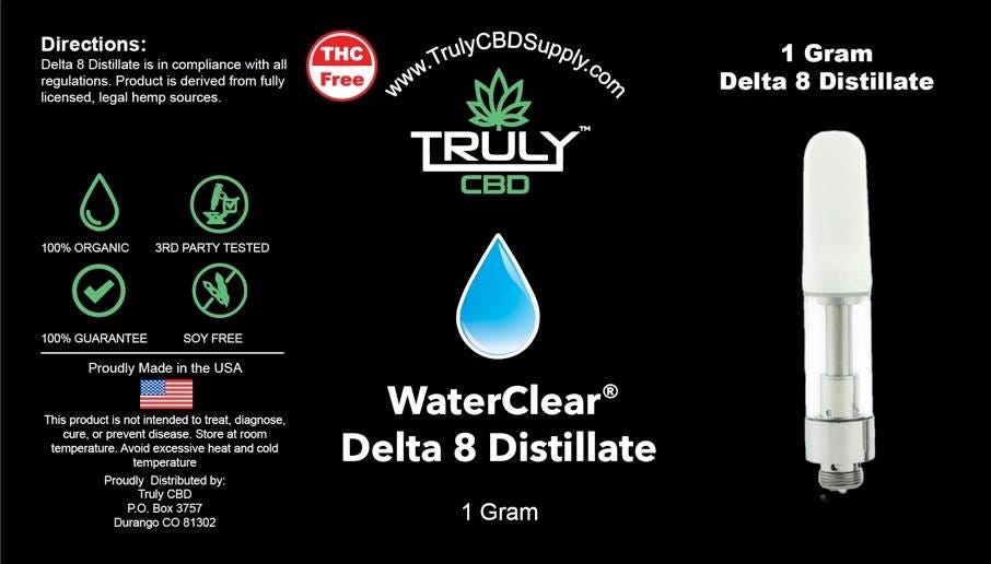 New Water Clear Delta 8™ by Truly CBD Leads Delta 8 THC Industry in