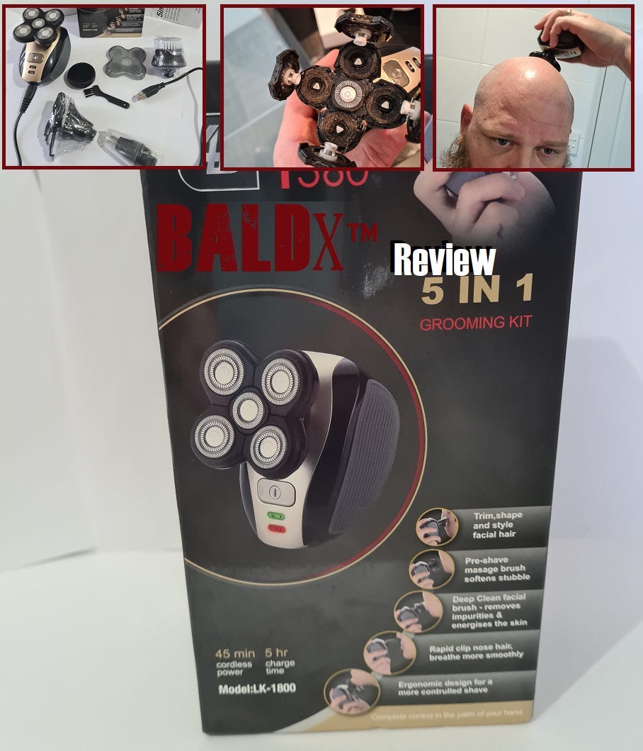 BaldX Review 4D 5-In-1 Head Shaver | by Josh ImMan | Medium