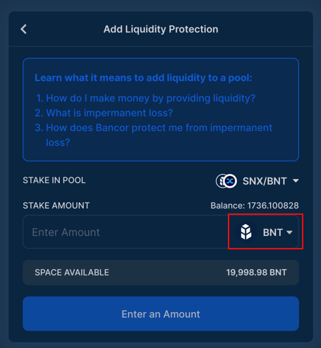 Bancor bnt майнинг история биткоин кошелька проверить