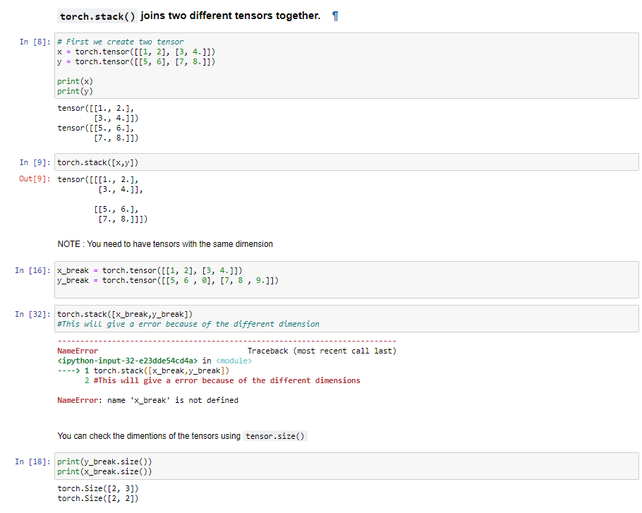 5 Interesting commands in torch.tensor by Aakash Gnanavelu Medium