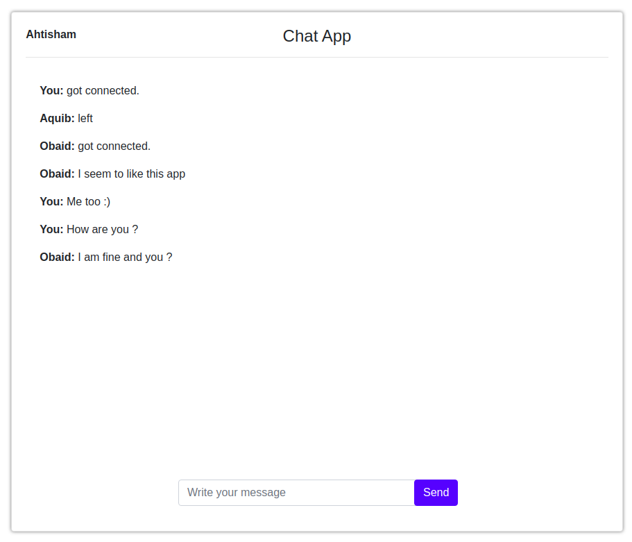 How To Build A Simple Chat Application In FastAPI By Ahtisham Medium