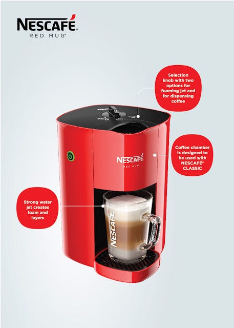 Nescafe Red Mug Coffee Machine Manual Dalgona Coffee Maker