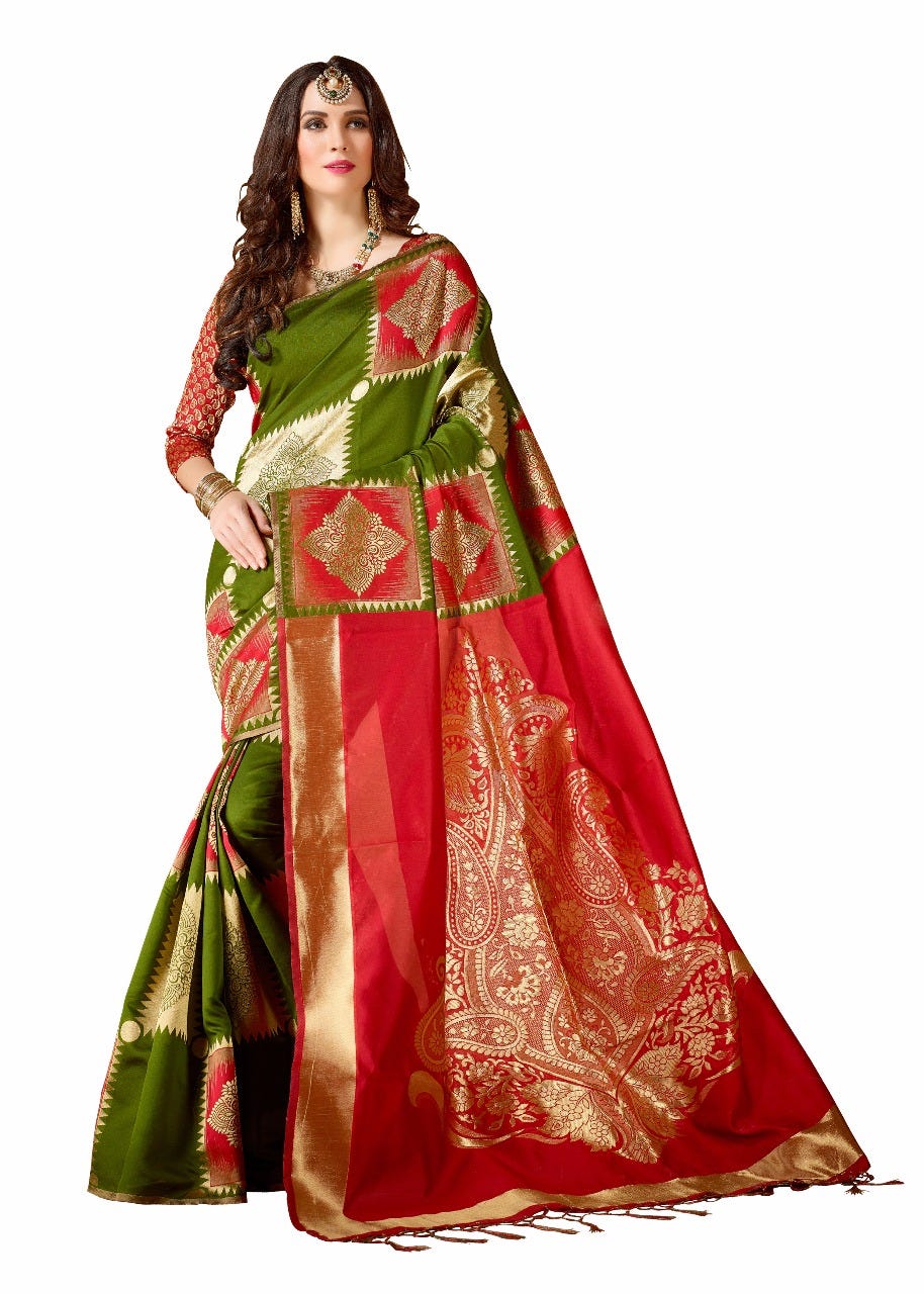 latest saree designs for wedding 2018