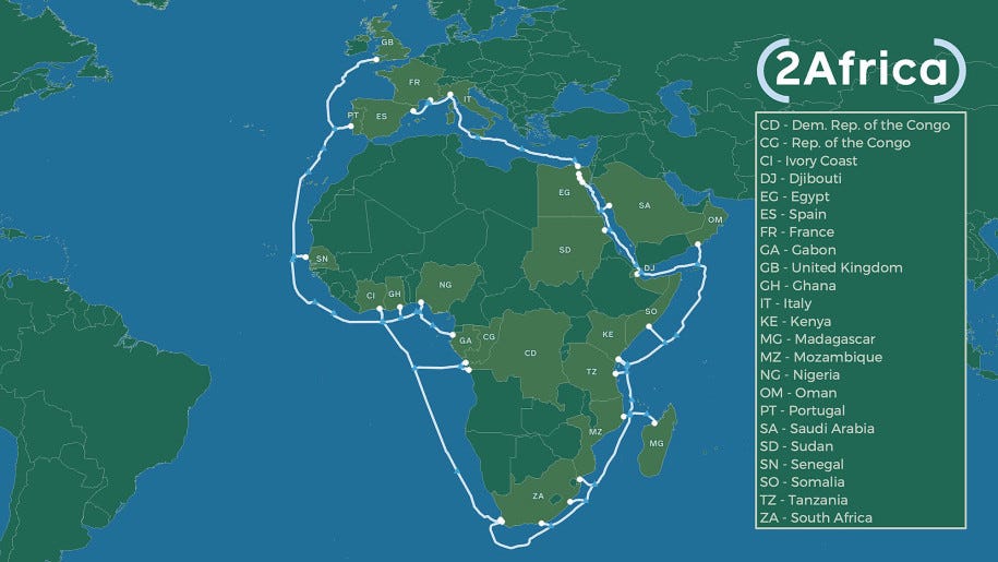 Global consortium launches 'transformative' subsea cable for African  connectivity