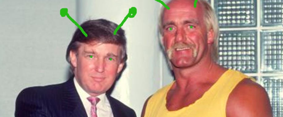 Donald Trump and Hulk Hogan Are Of The Same Alien Invasion Force. Should We Be by Ian McCartney | Medium