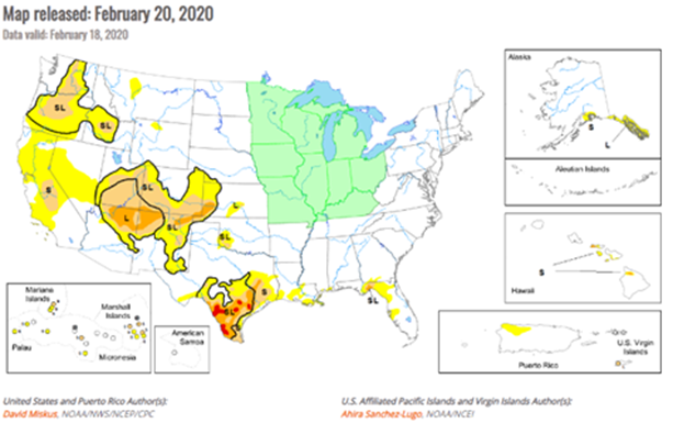 Map released Febrary 20, 2020