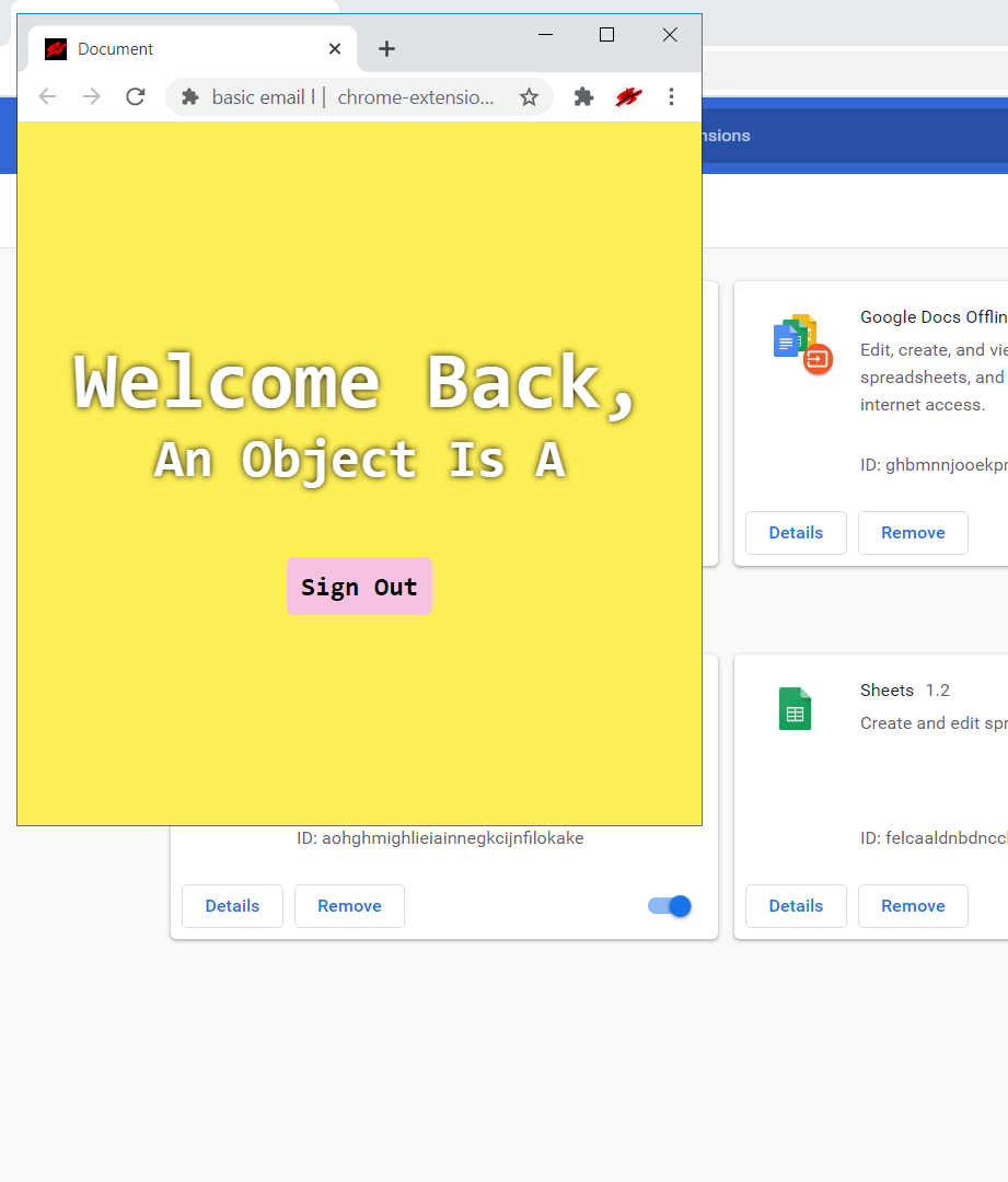 Create a Email/Password Login System for Your Chrome Extension