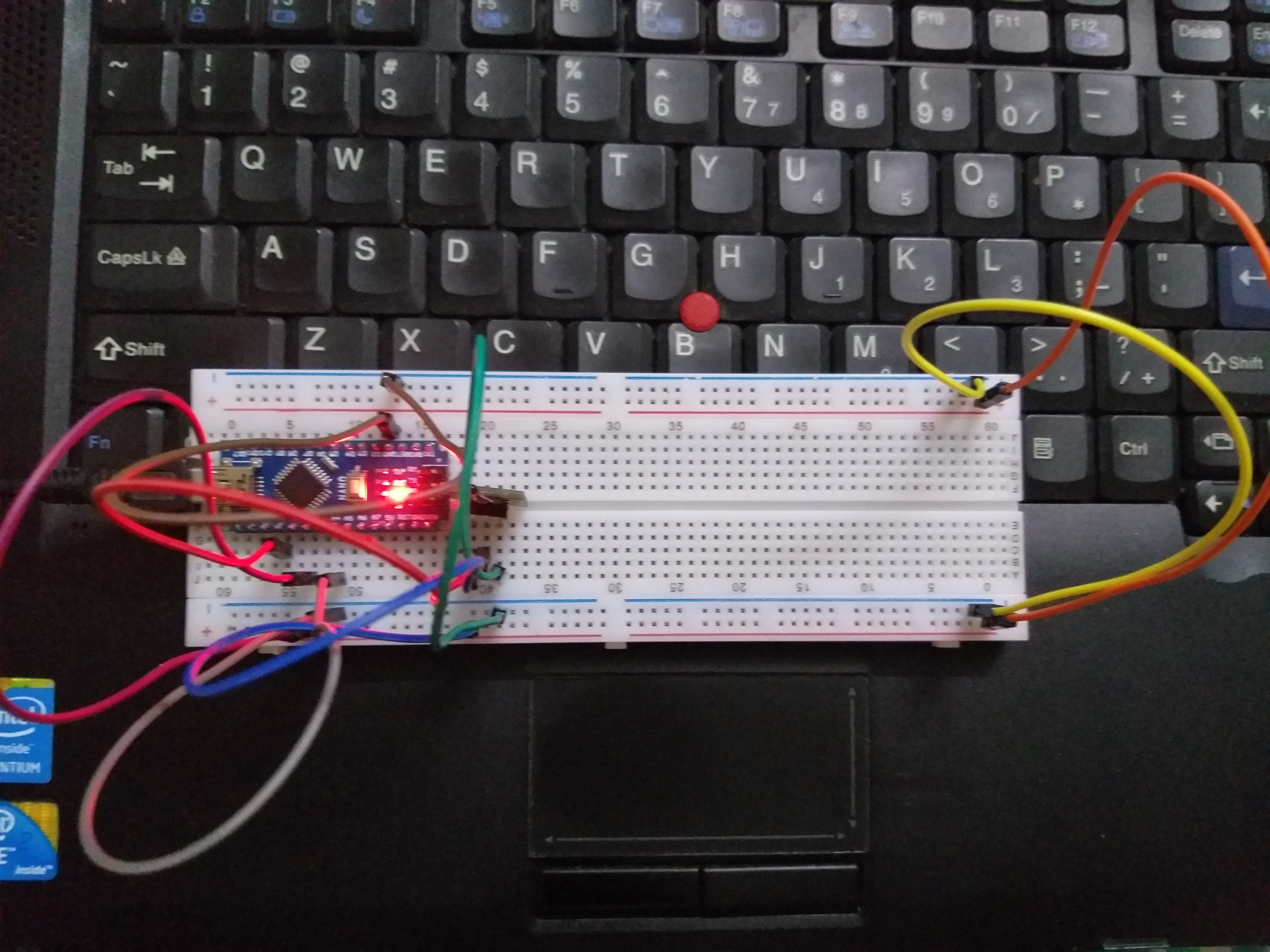 Analog Temperature reading using Analog Temperature senor and Arduino Nano development board