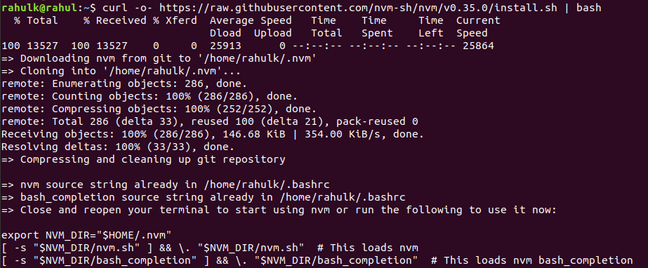 nvm install node version 4 nvm install node version 4
